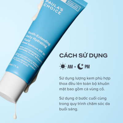 Kem chống nắng dưỡng ẩm da Paula's Choice Resist Youth-Extending Daily Hydrating Fluid Broad Spectrum SPF 50 15ml 7807 - Ảnh 5