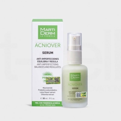 Tinh Chất Giảm Mụn, Kiểm Soát Nhờn Và Mờ Thâm Martiderm Acniover Serum 30ml