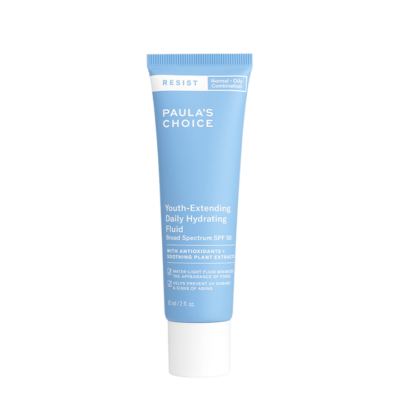 Kem chống nắng dưỡng ẩm da Paula's Choice Resist Youth-Extending Daily Hydrating Fluid Broad Spectrum SPF 50