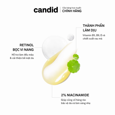 Candid Anti-Aging Retinol Serum 0.5% / 1.0% Treatment (30ml) - Image 4