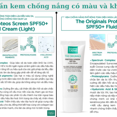 Kem chống nắng bảo vệ da toàn diện Martiderm The OriginalsProteos Screen SPF50+ FluidCream - Ảnh 12