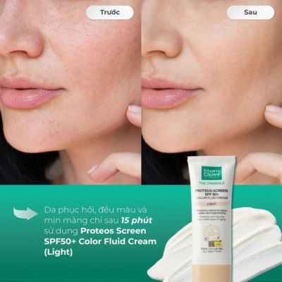 Kem chống nắng bảo vệ da toàn diện Martiderm The OriginalsProteos Screen SPF50+ FluidCream - Ảnh 14