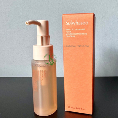 Sữa Rửa Mặt Tạo Bọt Dưỡng Ẩm Làm Sạch Dịu Nhẹ Sulwhasoo Gentle Cleansing Foam 200ml - Ảnh 3