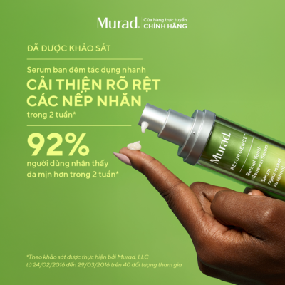 KOL x Murad x Tinh chất Retinol giúp da mịn màng và làm mờ nếp nhăn Murad Retinol Youth Renewal Serum 30ml - Ảnh 3