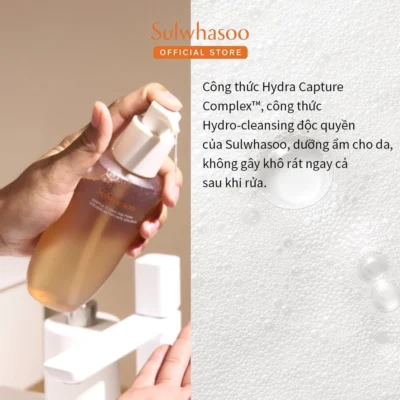 Sữa Rửa Mặt Tạo Bọt Dưỡng Ẩm Làm Sạch Dịu Nhẹ Sulwhasoo Gentle Cleansing Foam 200ml - Ảnh 5