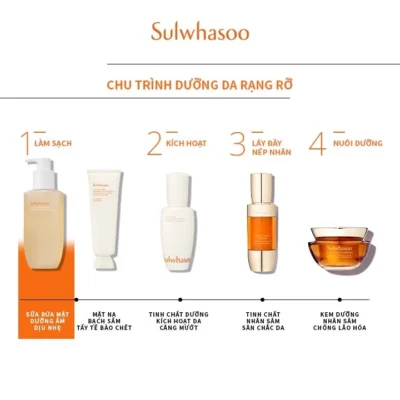 Sữa Rửa Mặt Tạo Bọt Dưỡng Ẩm Làm Sạch Dịu Nhẹ Sulwhasoo Gentle Cleansing Foam 200ml - Ảnh 7