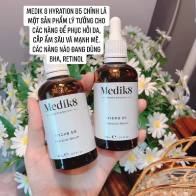 Tinh chất B5 siêu cấp ẩm Medik8 60ml ngừa mụn phục hồi da nhanh Serum cấp ẩm phục hồi da - Ảnh 3