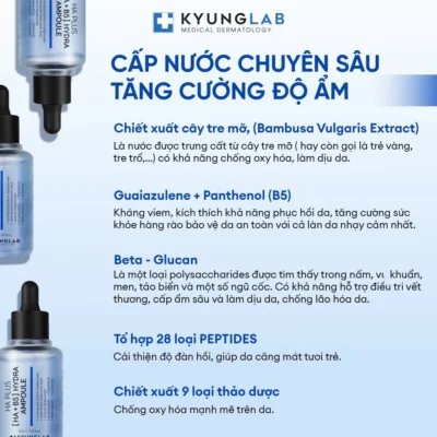 Serum dưỡng ẩm HA B5 KyungLab 50ml - Ảnh 6
