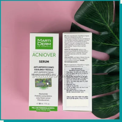 Tinh Chất Giảm Mụn, Kiểm Soát Nhờn Và Mờ Thâm Martiderm Acniover Serum 30ml - Ảnh 7