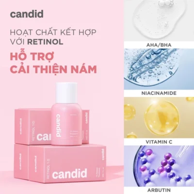 Candid Anti-Aging Retinol Serum 0.5% / 1.0% Treatment (30ml) - Image 10