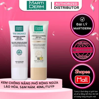 Kem chống nắng bảo vệ da toàn diện Martiderm The OriginalsProteos Screen SPF50+ FluidCream - Ảnh 19