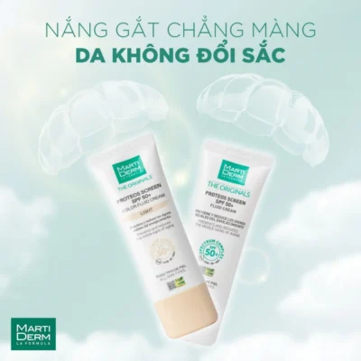 Kem chống nắng bảo vệ da toàn diện Martiderm The OriginalsProteos Screen SPF50+ FluidCream - Ảnh 8