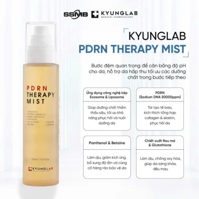 Xịt khoáng dưỡng ẩm KyungLab PDRN phục hồi làm dịu da chống lão hoá da 150ml - Ảnh 3